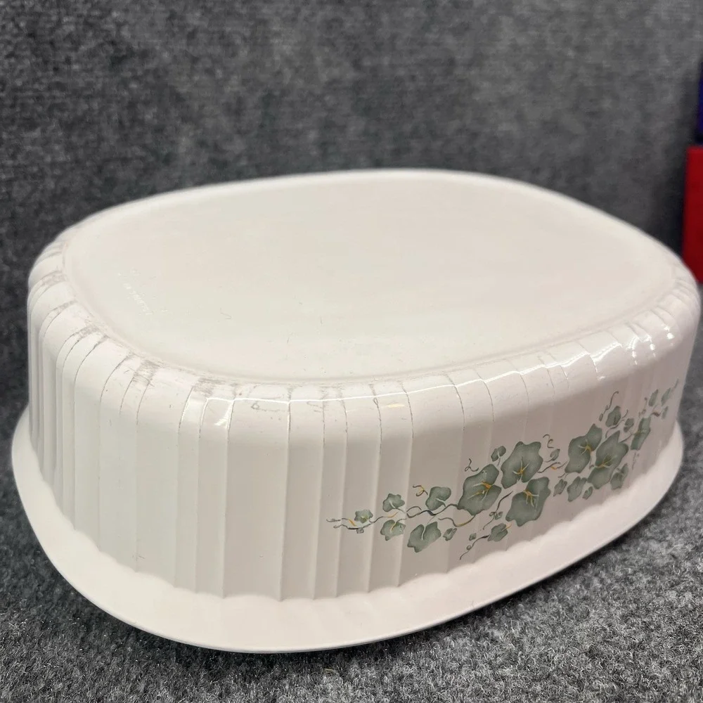 Corning Ware Callaway Ivy Oval Casserole Dish F-2-B 2.8 Liter 3 Quart No Lid